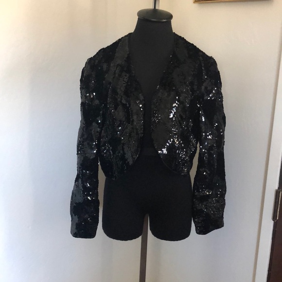 Vintage sequin bolero blazer - Picture 2 of 6